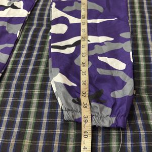 Purple Camo Cargo Pants