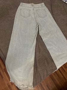 Light Wash Wide Leg Jeans