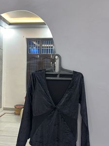 Black Bodysuit Top