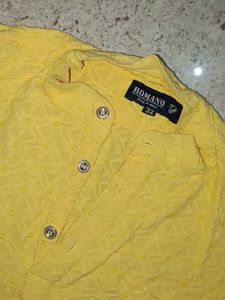Yellow Kurta Pajama Set