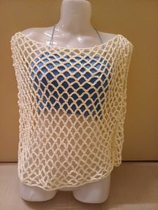 Crocheted messyTop Cover-Up