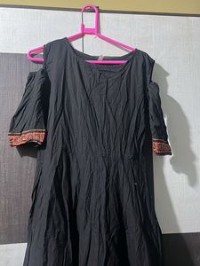 Elegant Black Ethnic Gown