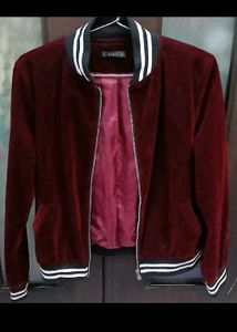 Velvet Bomber Jacket
