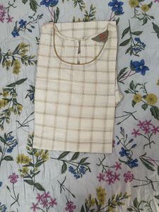 Offer price-Summer free  ChecksCotton Kurta