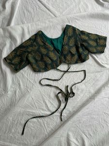 Sexy Deep V- neck Blouse with Dori