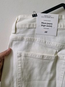 H&M Women White Jeans