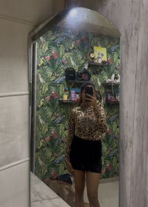 H&amp;M Leopard Print Top