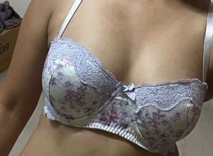 Floral Print Underwire Bra