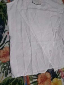 White Sleeveless Top