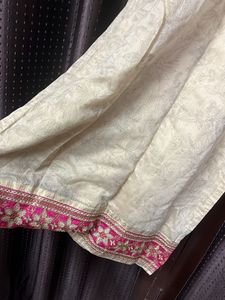 Women Tailor Made Kurta Brown With Embroidery