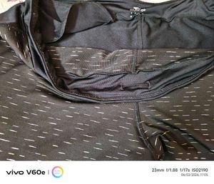 Black Printed Athletic Pants