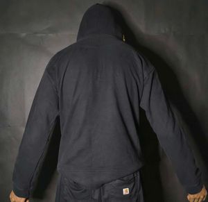 Black Hoodie with Embroidery