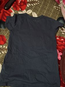 Navy Blue Fitted Top