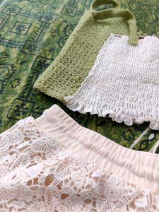 Crochet Shorts &amp; Top Set