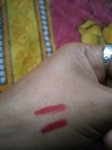 2 Plum Crayon Lipsticks Maroon &amp; Red, Coffee Mug