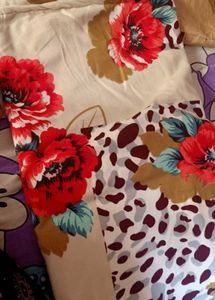 Floral Bedsheet without pillow cover