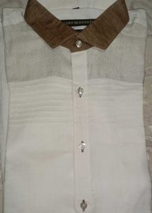 Men's White Casual Shirt