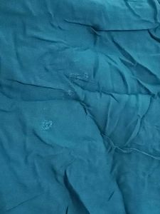 Teal Embroidered Kurti