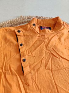 Mens Cotton One Side Long Kurta
