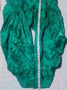Green pathani salwar jyada ghoom wali silk shining