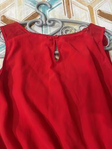 Red Party Wear Dress