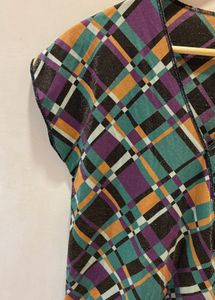 Beautiful Multi Colour  Wrap Top