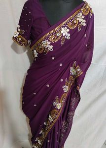 original mirror 😍🪞 work saree high quality 💯🔥