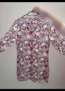 Floral Print Stylish Dress