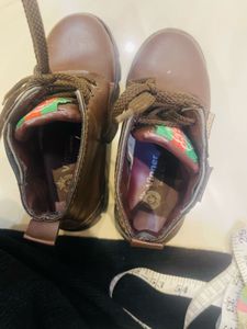Gucci Brown Leather Shoes 12 size