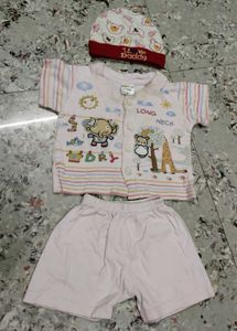 Baby Outfit Set with Hats 2pek