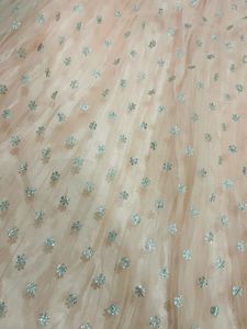 Peach &amp; Teal Designer Lehenga Set | Floral Embroid