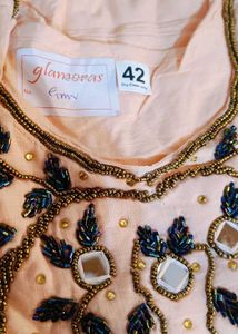 pakistani mirror work suit