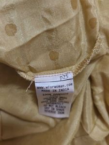 "W" Elegant Yellow Kurti with Sequins