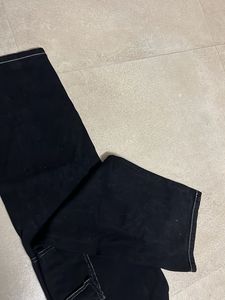 Black Jeans with White Stitching