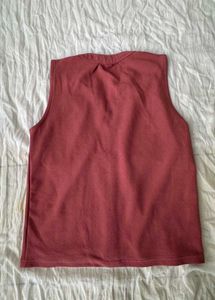 Sleeveless V-Neck Blouse