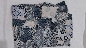 Boho Patchwork Print Top