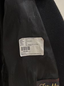 Women's Black Wool Long Coat