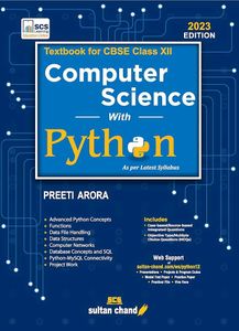 CBSE Class XII Computer Science with Python Textbo