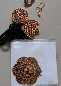 Traditional Bharatnatyam Jewellery Set