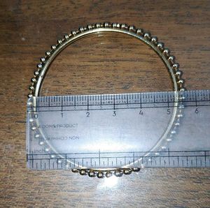 Set of 7 Golden Beaded Bangles