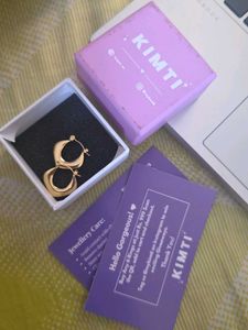 KIMTI Gold Square Hoop Earrings