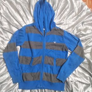 Allen Solly Zipper Hoodie Sweater For Kids