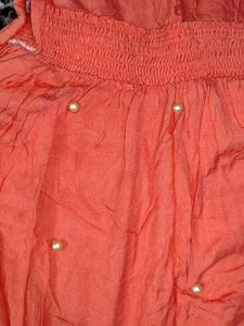 Cute Pink Flared Top