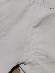 White Denim Pant