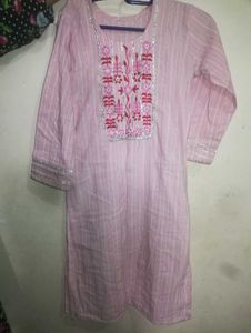 Pretty Pink Floral Dupatta