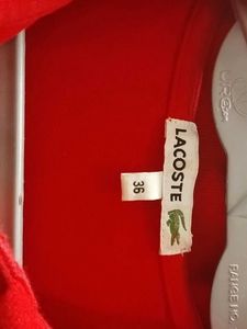 Original Lacoste Red Polo Shirt