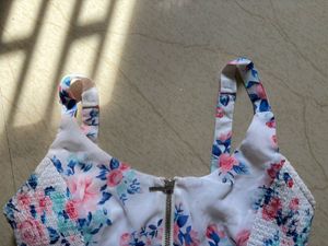 Floral Print Crop Top