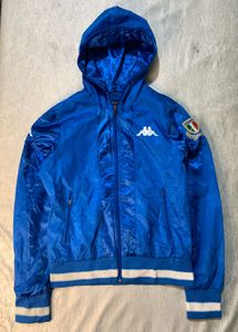 Vintage Kappa Italia Hooded Windbreaker Jacket