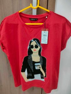 Red Graphic T-Shirt