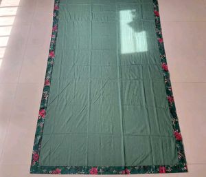 Green Floral Print Kurta Set